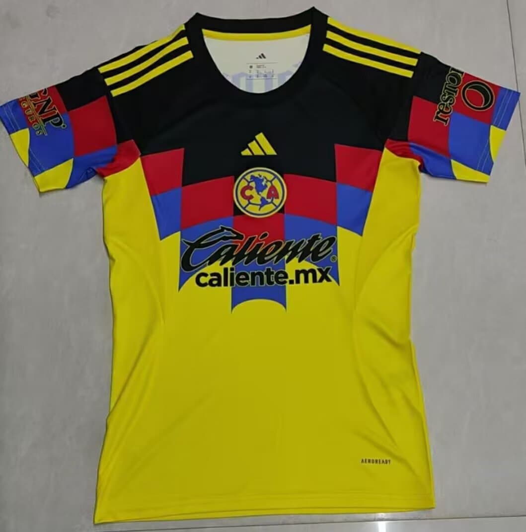 Jersey Amarillo America Local Mujer