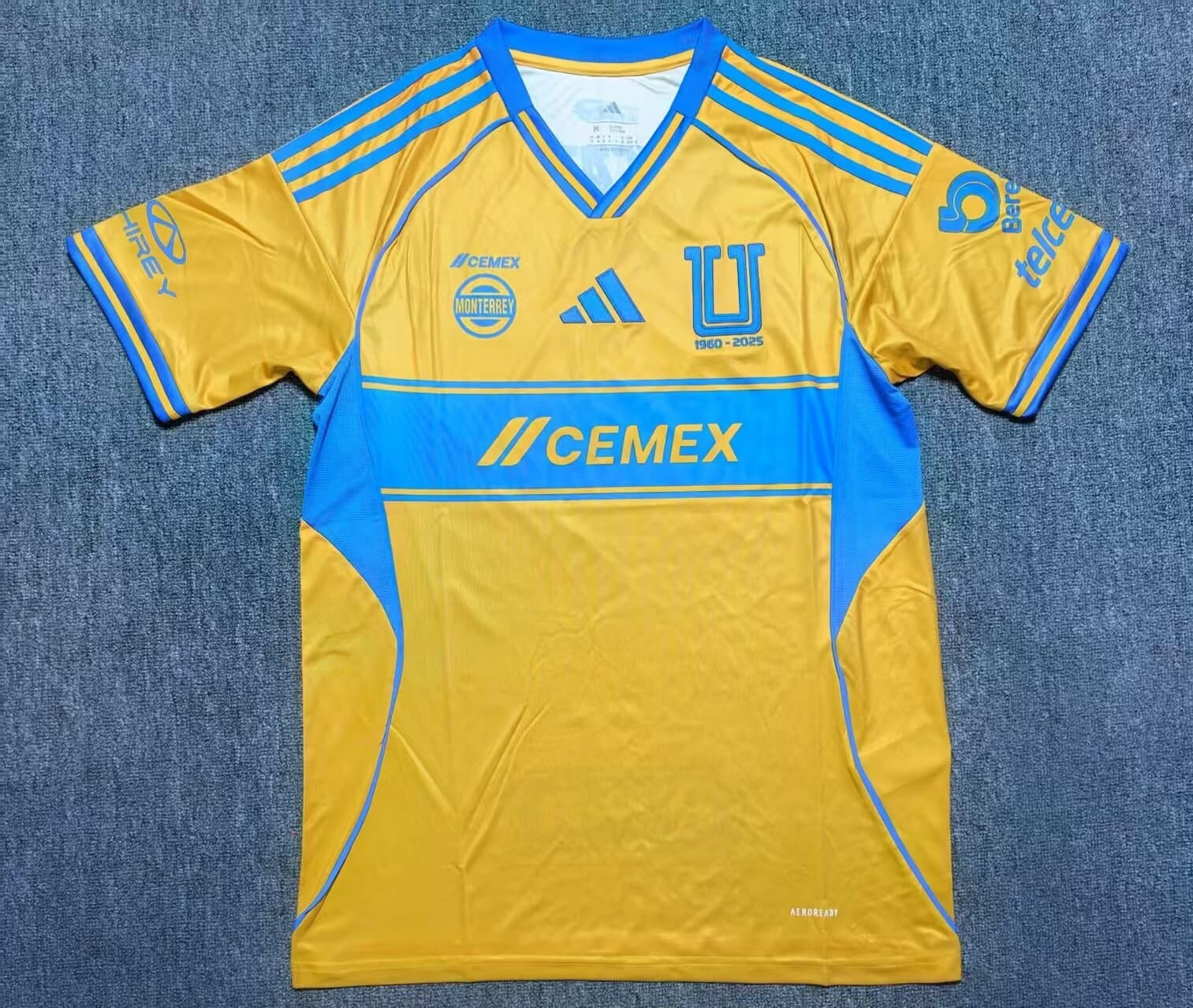 Jersey Amarillo Tigres Local Version Aficionado
