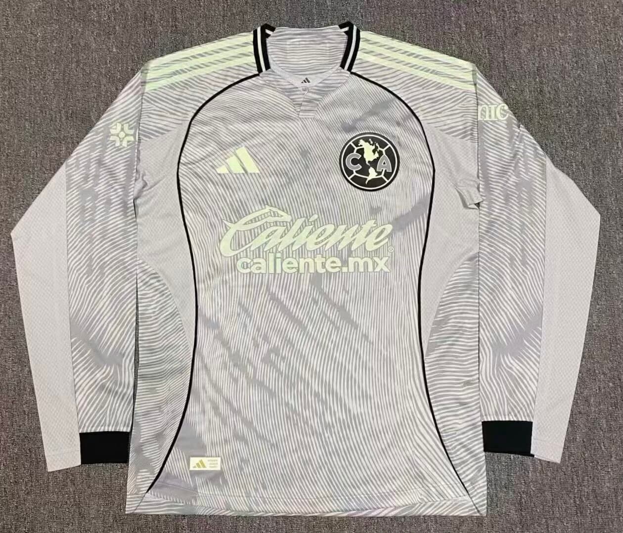 Jersey America Alterna Version Jugador Manga Larga