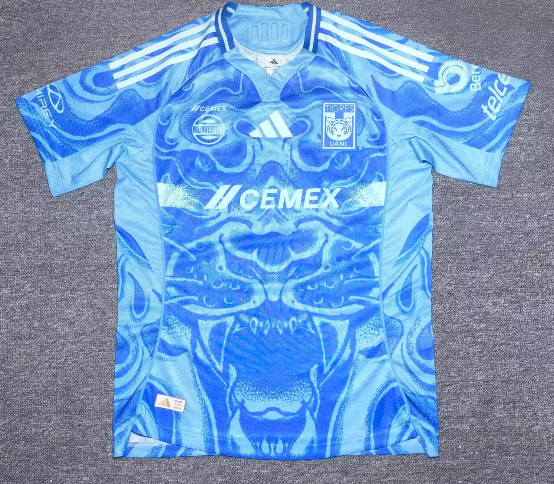 Jersey Azul Tigres Visitante Version Jugador
