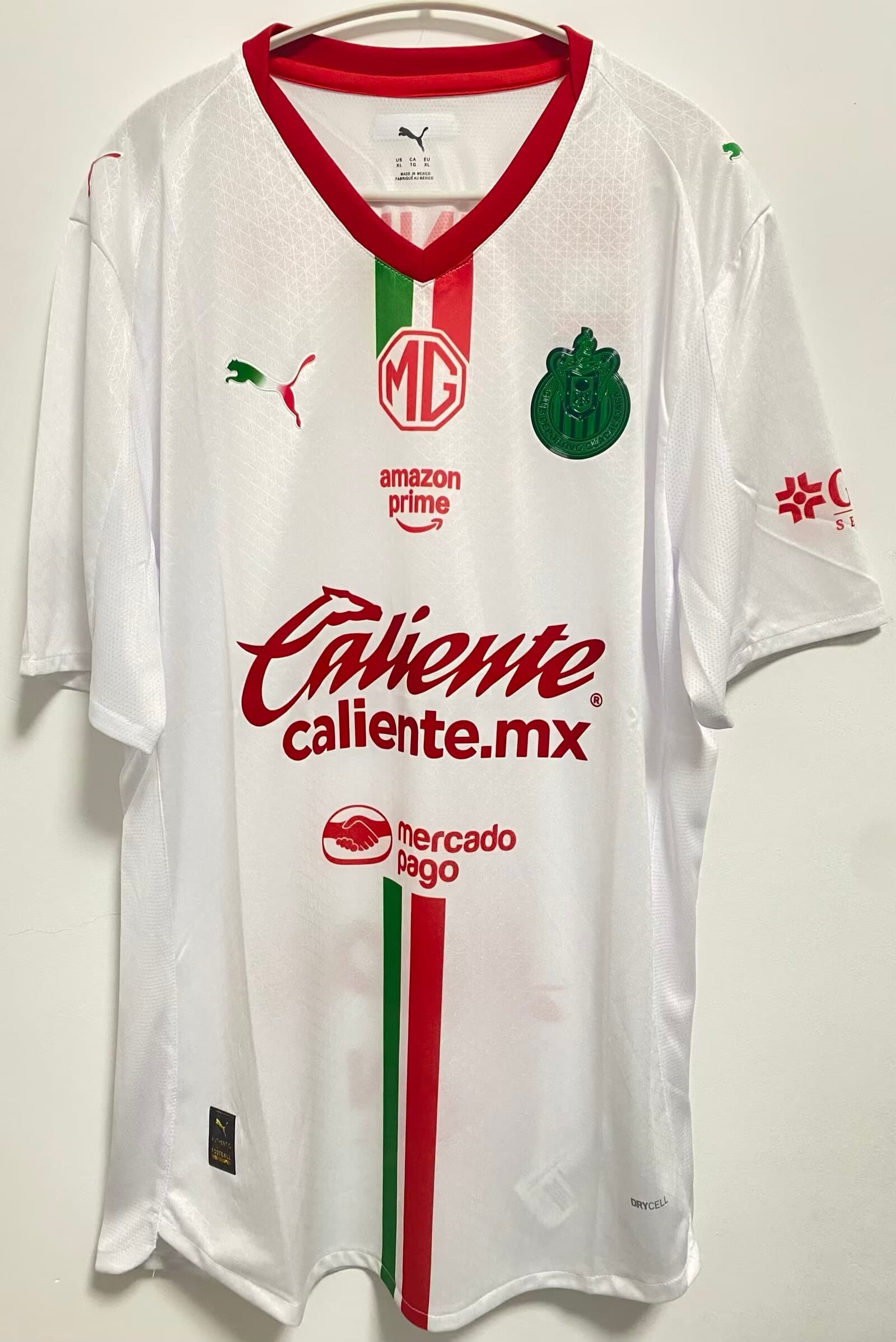 Jersey Blanco Chivas Visitante Version Jugador