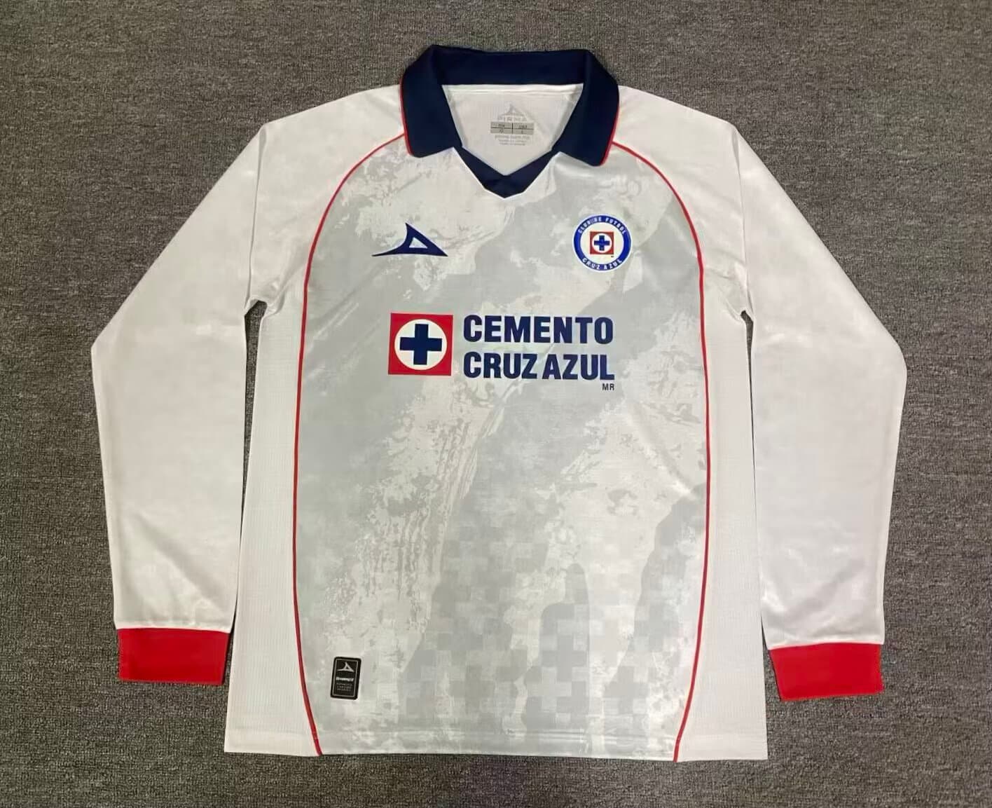 Jersey Blanco Cruz Azul Version Jugador Manga Larga