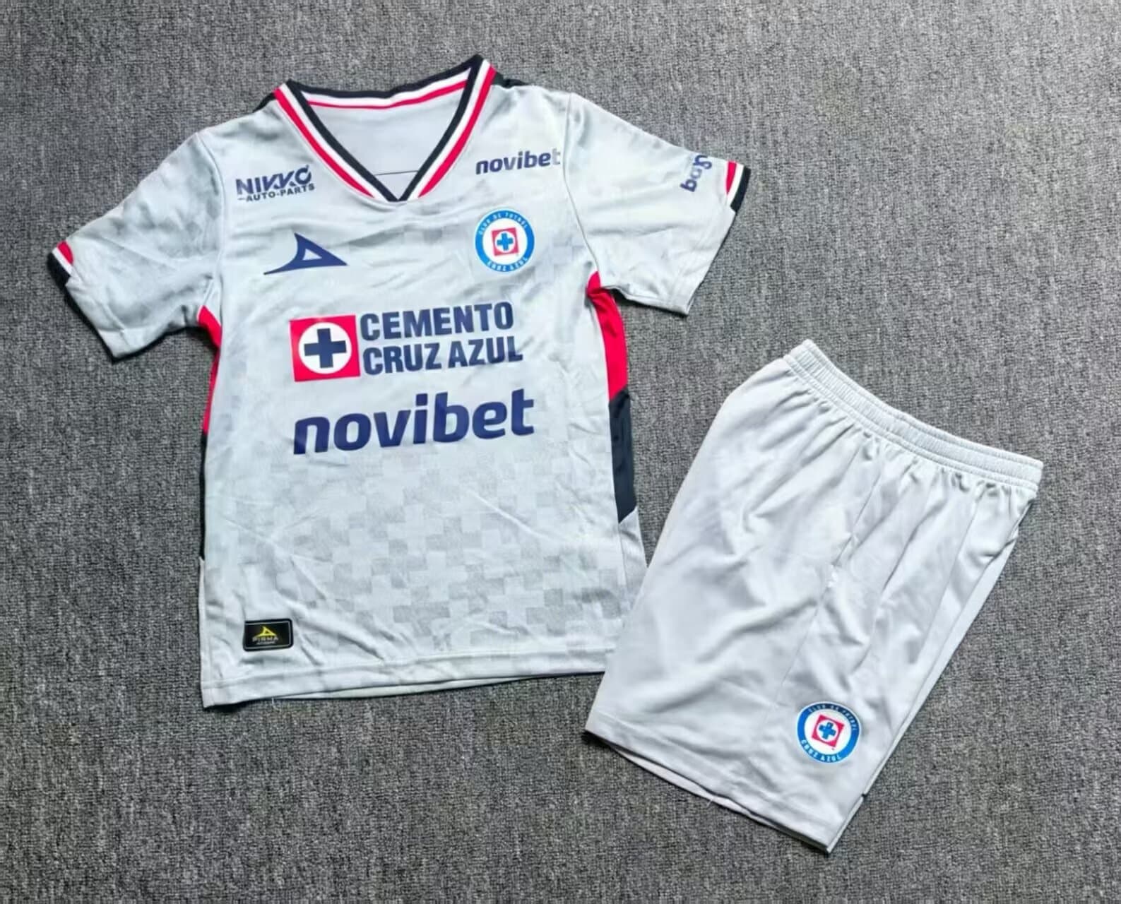 Jersey Gris Cruz Azul Visitante Niño