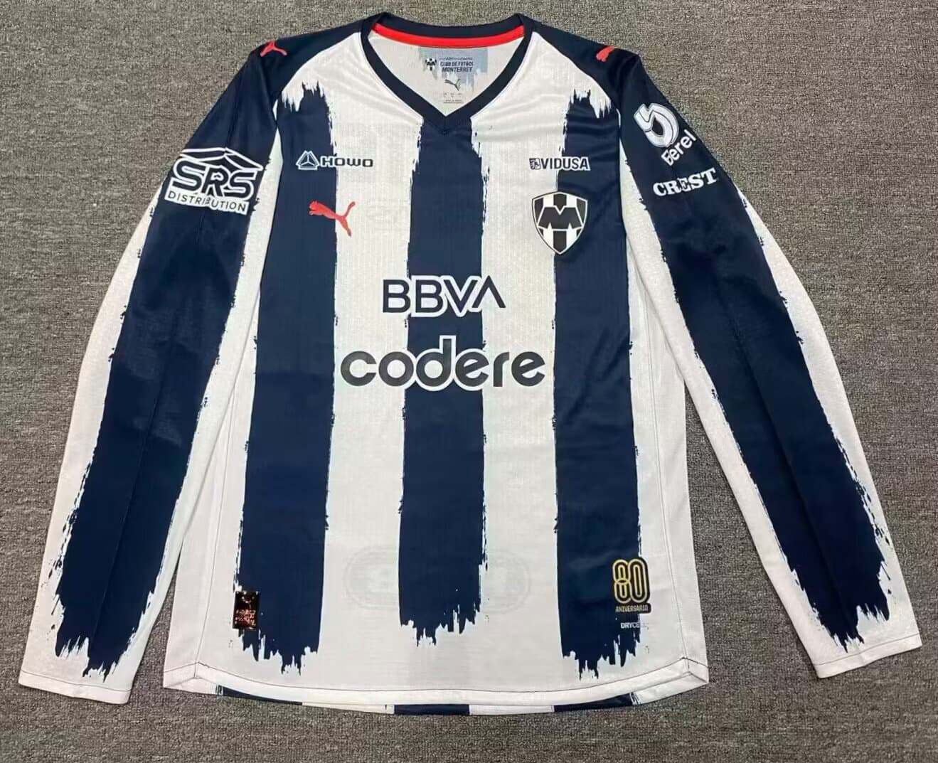 Jersey Monterrey Local Version Jugador Manga Larga