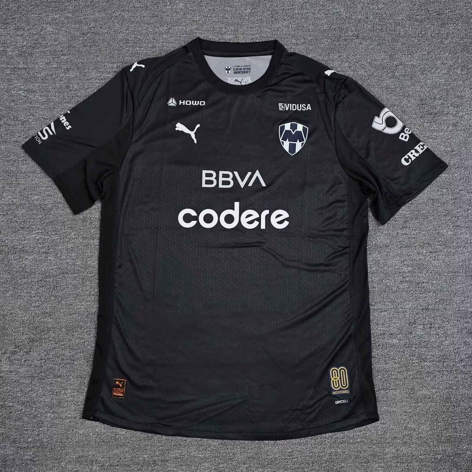 Jersey Portero Negro Monterrey Version Jugador