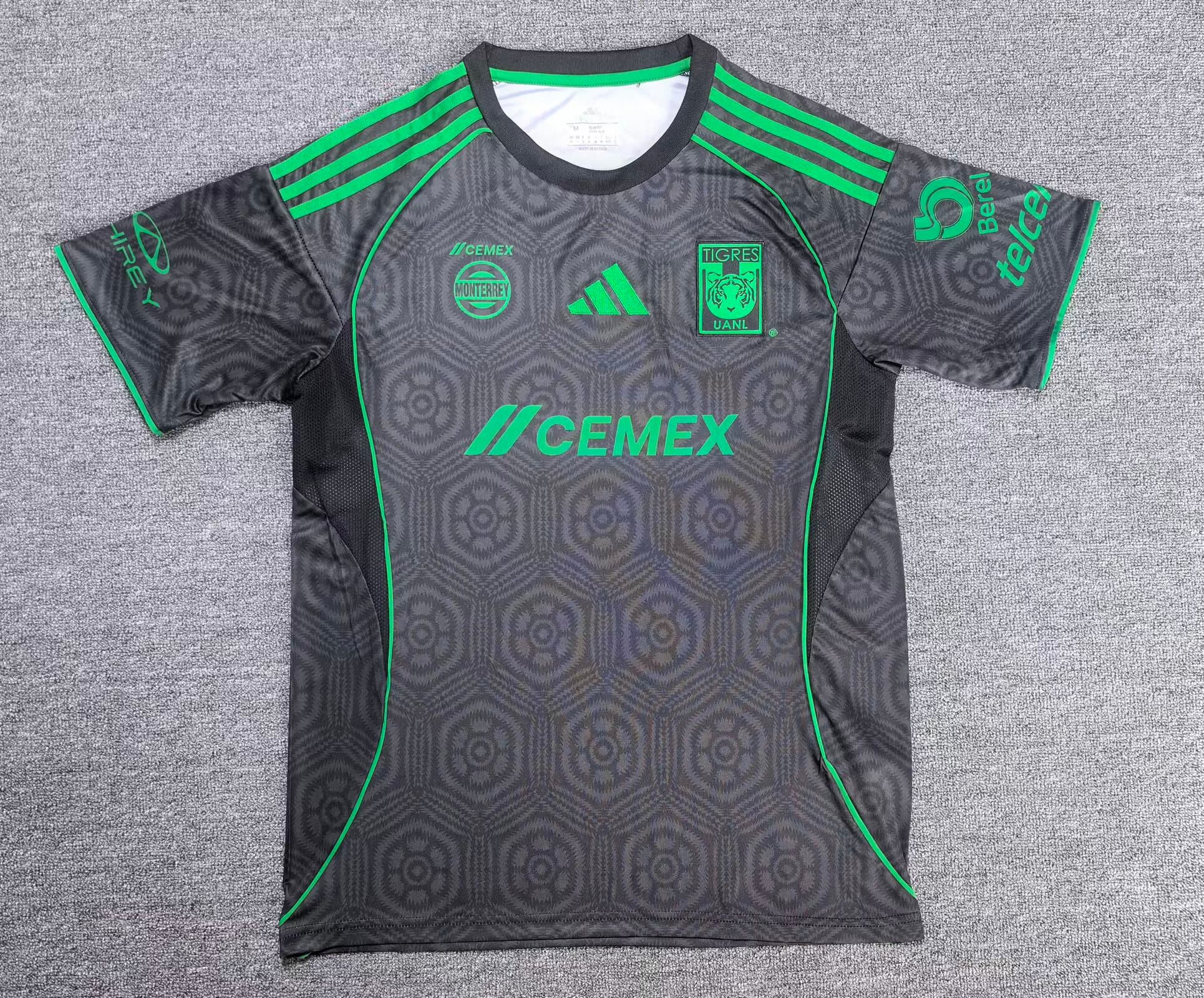 Jersey Negro Tigres Alterna Version Aficionado
