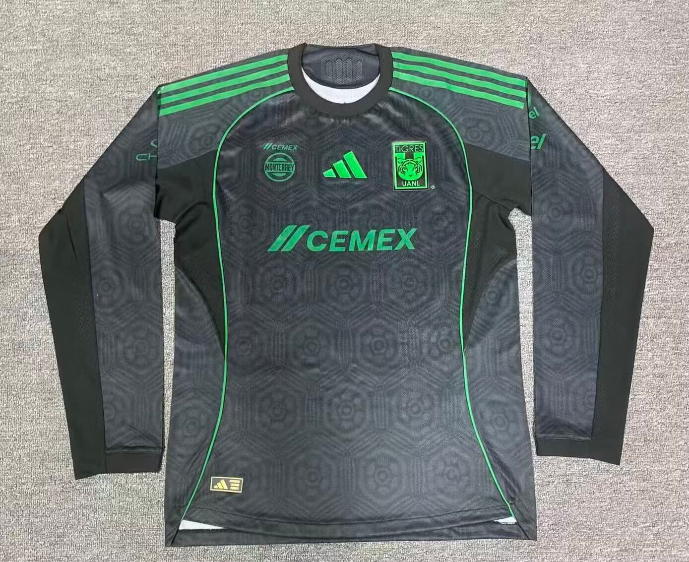 Jersey Tigres Alterna Version Jugador Manga Larga