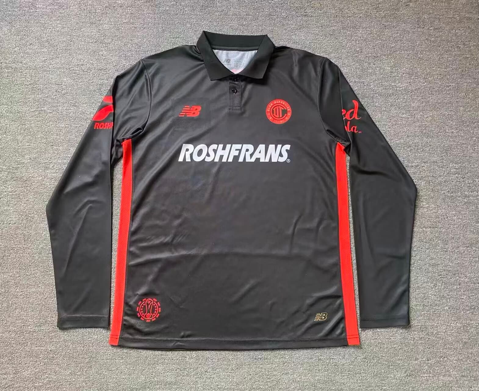 Jersey Toluca Alterna Version Jugador Manga Larga
