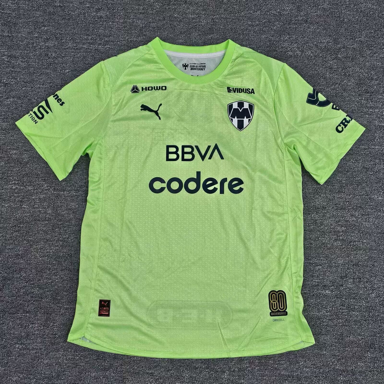 Jersey Portero Verde Monterrey Version Jugador