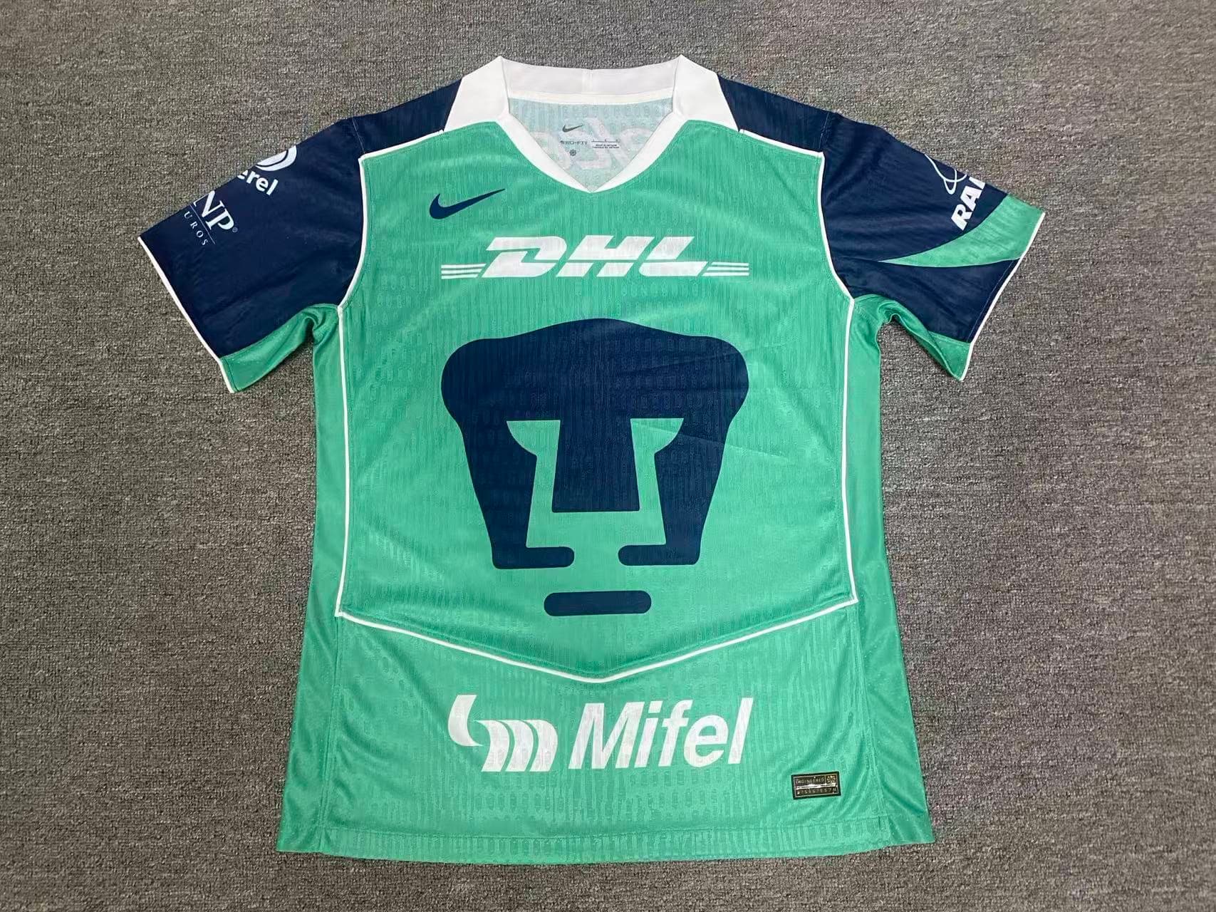 Jersey Verde Pumas Alterna Version Jugador