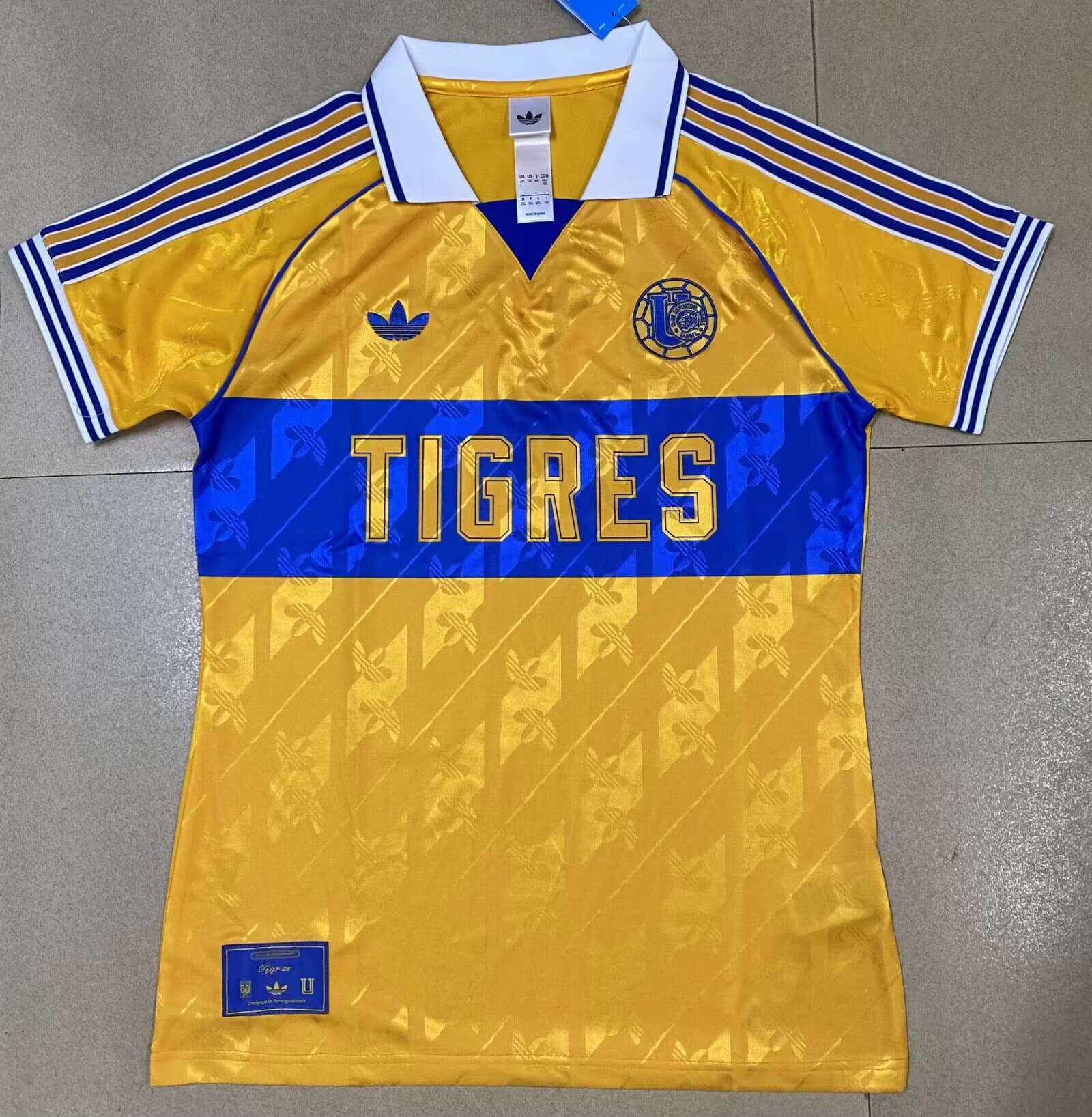 Jersey Retro Conmemorativo Amarillo Tigres Version Jugador Mujer