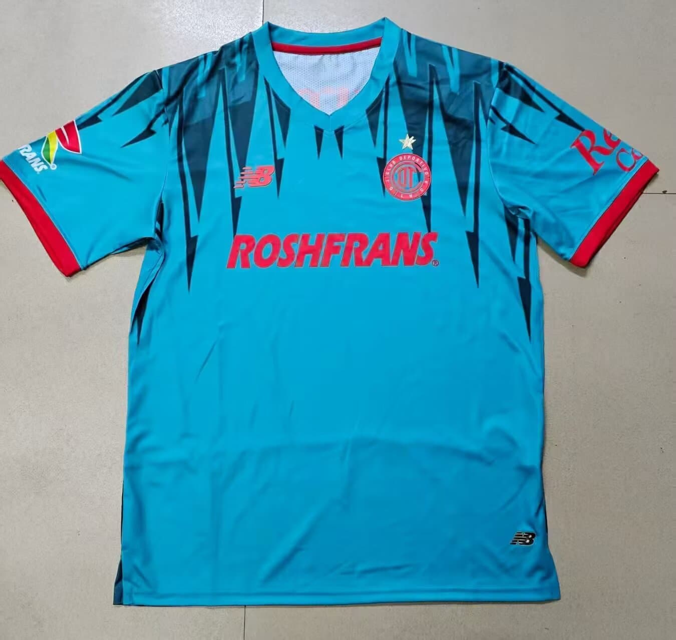Jersey Celeste Toluca Version Jugador