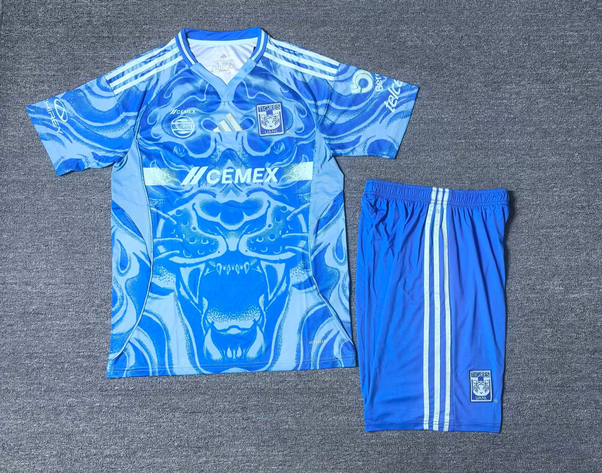 Jersey Azul Tigres Visitante Niño