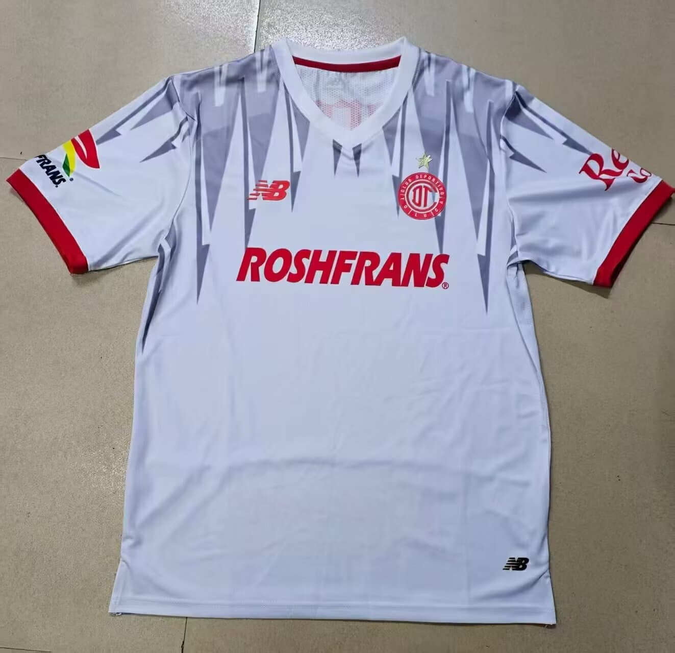 Jersey Gris Toluca Version Jugador
