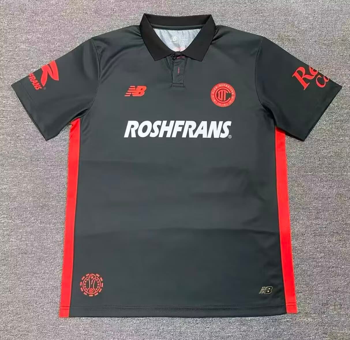 Jersey Negro Toluca Alterna Version Jugador