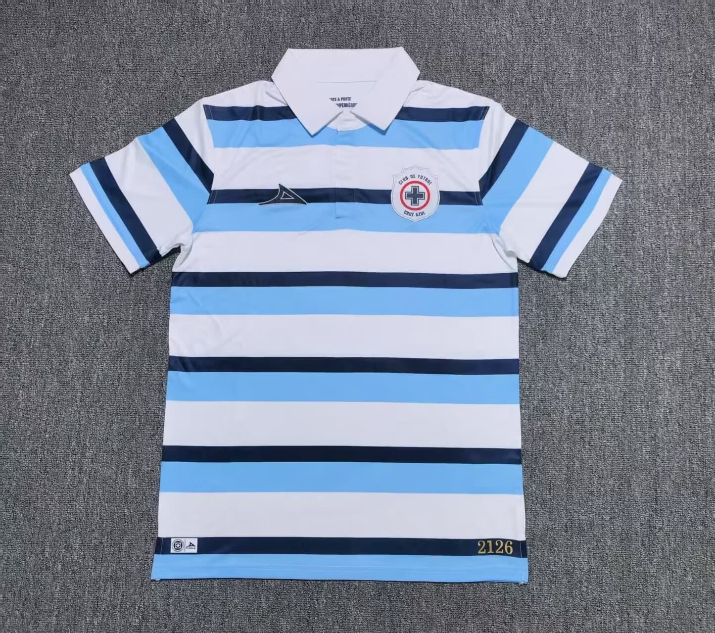 Jersey Retro Blanco Cruz Azul