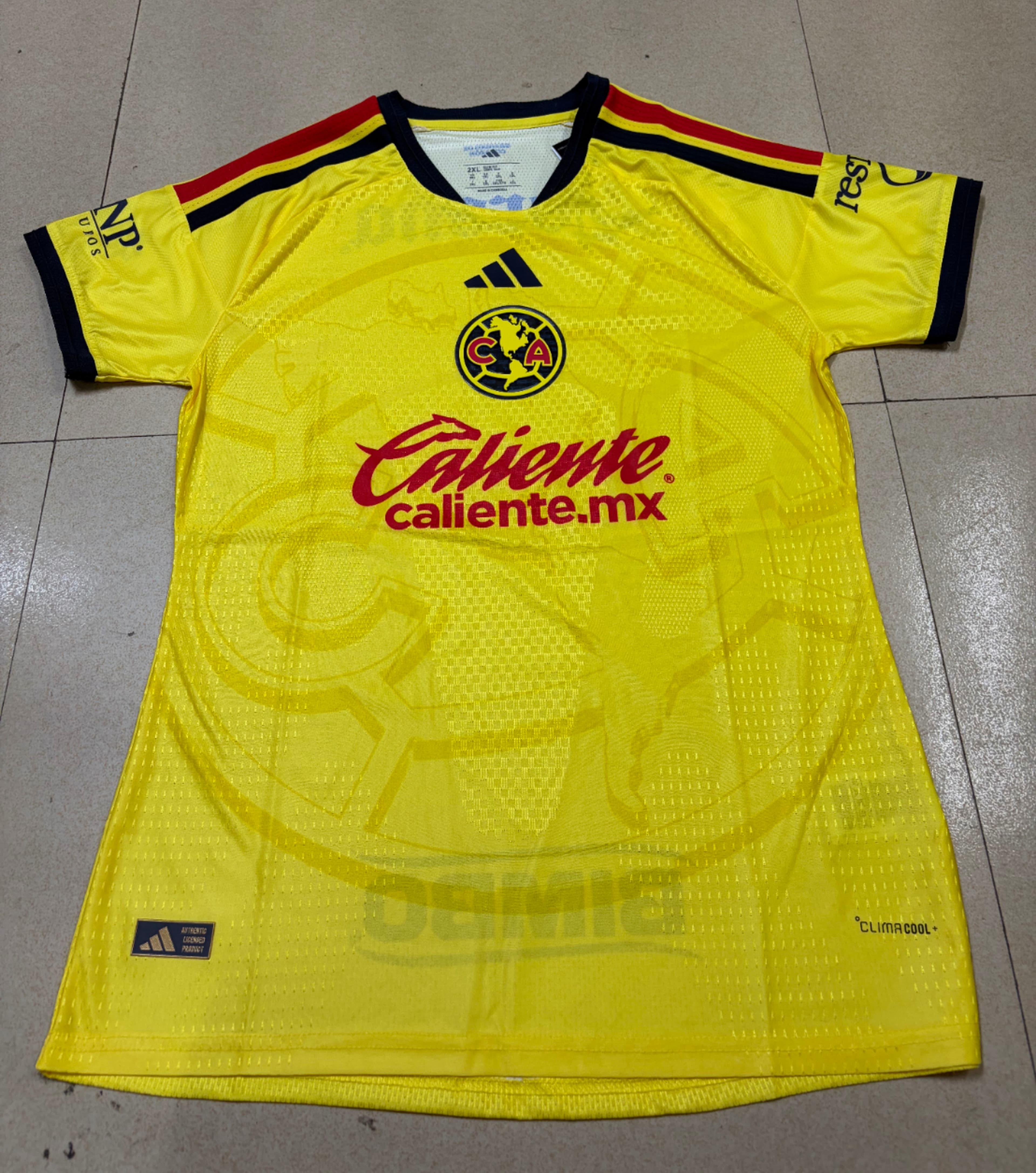 Jersey Amarillo America Version Jugador Mujer