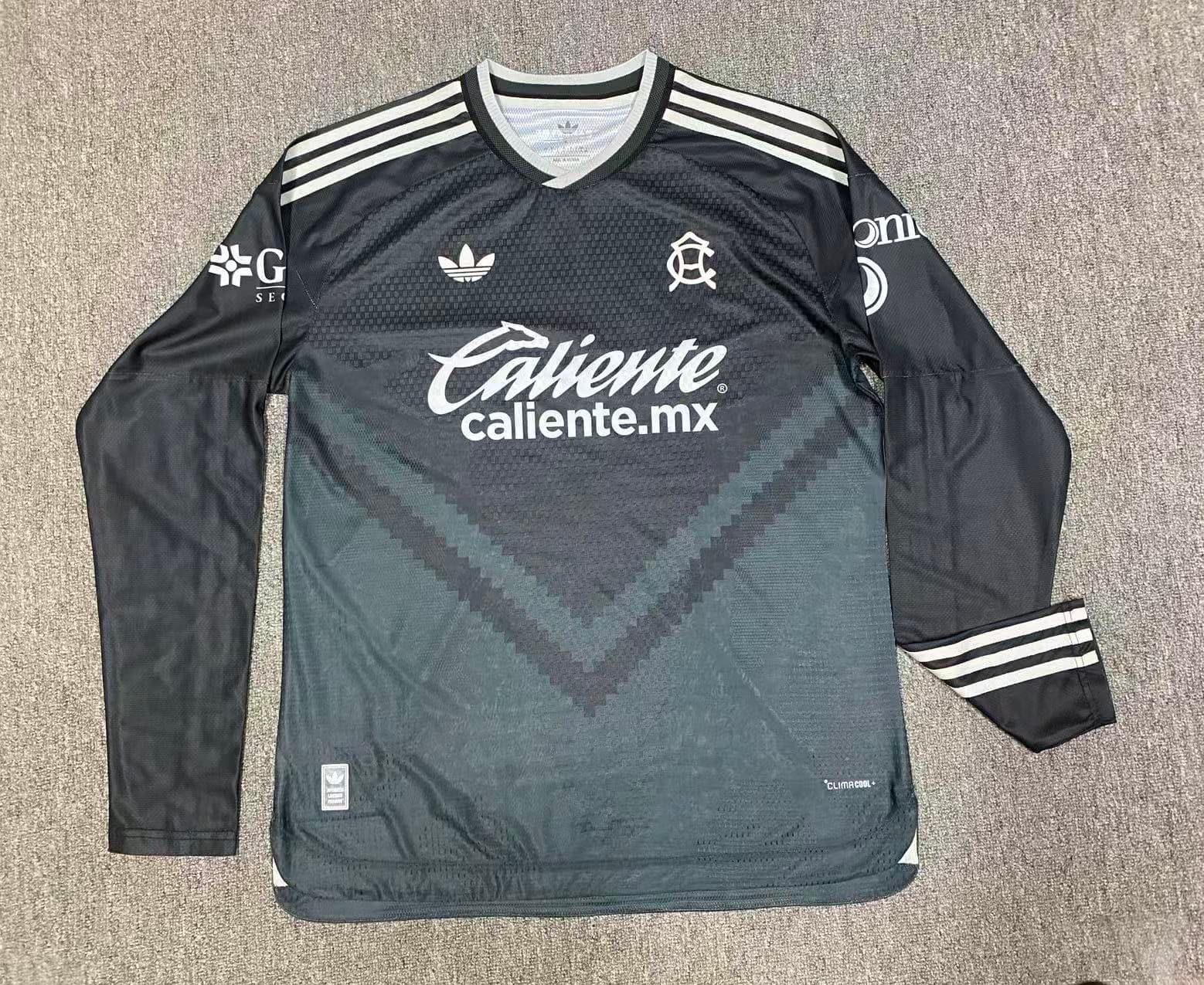 Jersey Gris America Alterna Version Jugador Manga Larga