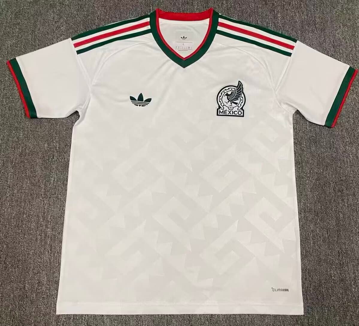 Jersey Blanco Mexico Visitante Version Aficionado