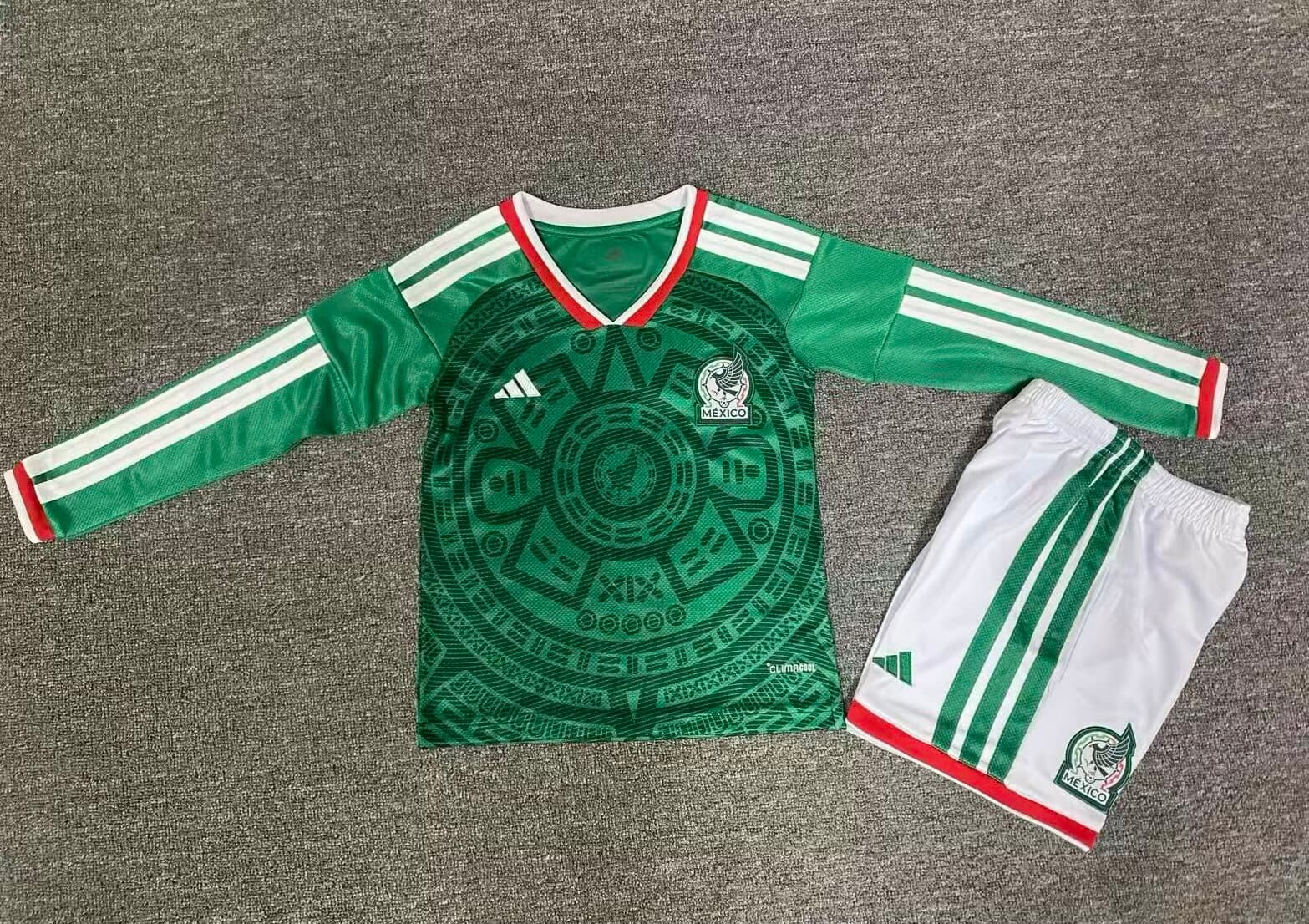 Jersey Mexico Local Manga Larga Niño